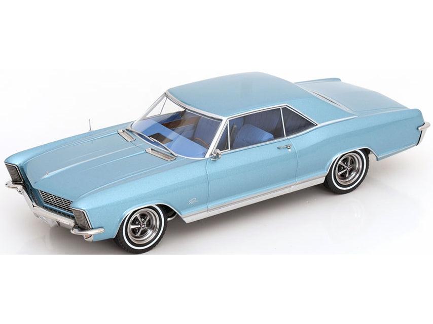 Buick Riviera 1965 Light Blue Metallic 1:18 Scale Diecast Car – KK Scale-KK Scale-Diecast Model Centre