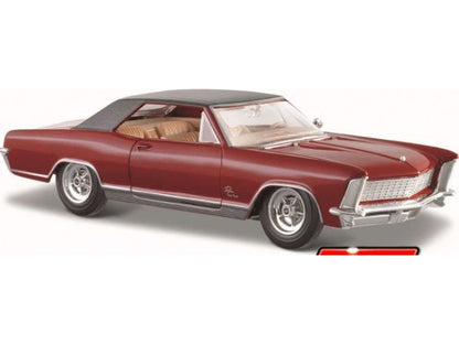 Buick Riviera 1965 red - 1:24 Scale Diecast Model Car-Maisto-Diecast Model Centre