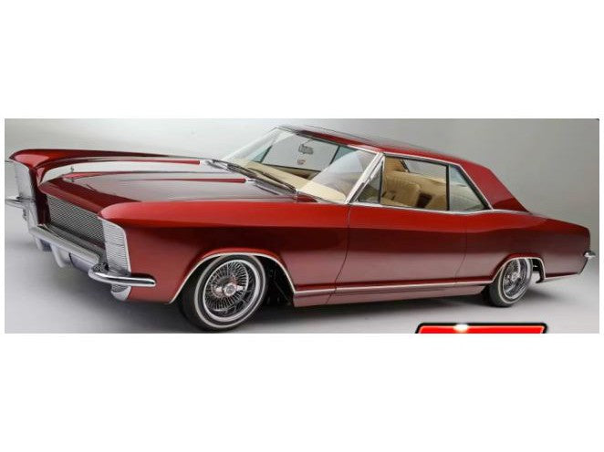 Buick Riviera 1965 red metallic - 1:24 Scale Model Car-Maisto-Diecast Model Centre