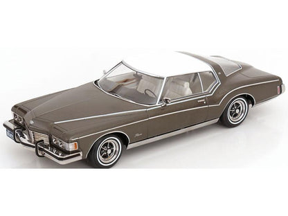 Buick Riviera 1973 Grey Metallic/White 1:18 Scale Diecast Car – KK Scale-KK Scale-Diecast Model Centre