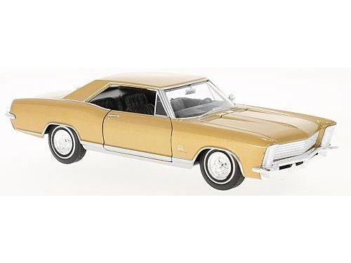 Buick Riviera Grand Sport 1965 Gold 1:24 Scale Welly Diecast Model-Welly-Diecast Model Centre