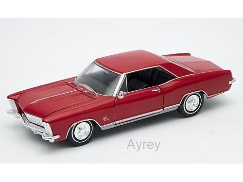 Buick Riviera Grand Sport 1965 Red 1:24 Scale Welly Diecast Model-Welly-Diecast Model Centre