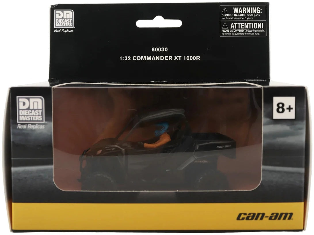 CAN-AM Commander XT 1000R Black 1:32 Scale Diecast ATV – Diecast Masters-Diecast Masters-Diecast Model Centre