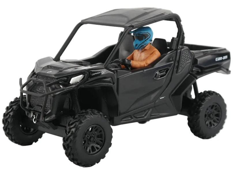 CAN-AM Commander XT 1000R Black 1:32 Scale Diecast ATV – Diecast Masters-Diecast Masters-Diecast Model Centre