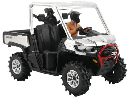 CAN-AM Defender XMR Silver 1:32 Scale Diecast ATV – Diecast Masters-Diecast Masters-Diecast Model Centre