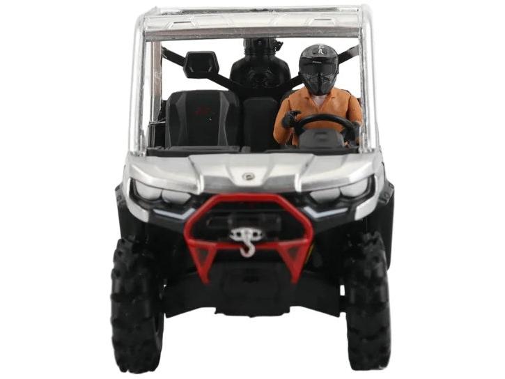 CAN-AM Defender XMR Silver 1:32 Scale Diecast ATV – Diecast Masters-Diecast Masters-Diecast Model Centre