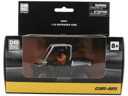 CAN-AM Defender XMR Silver 1:32 Scale Diecast ATV – Diecast Masters-Diecast Masters-Diecast Model Centre