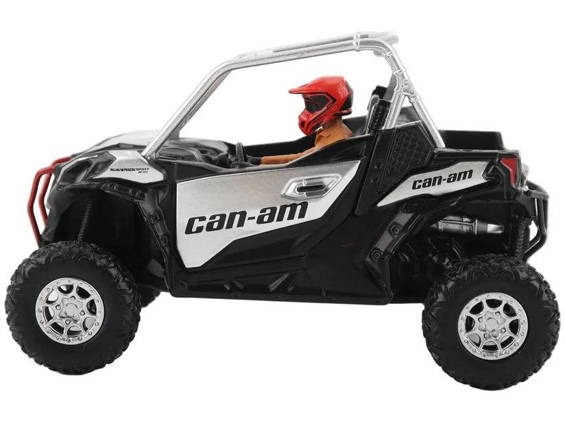 CAN-AM Maverick Sport X xc 1000R Silver 1:32 Scale Diecast ATV – Diecast Masters-Diecast Masters-Diecast Model Centre