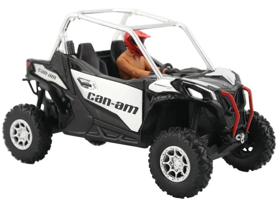 CAN-AM Maverick Sport X xc 1000R Silver 1:32 Scale Diecast ATV – Diecast Masters-Diecast Masters-Diecast Model Centre
