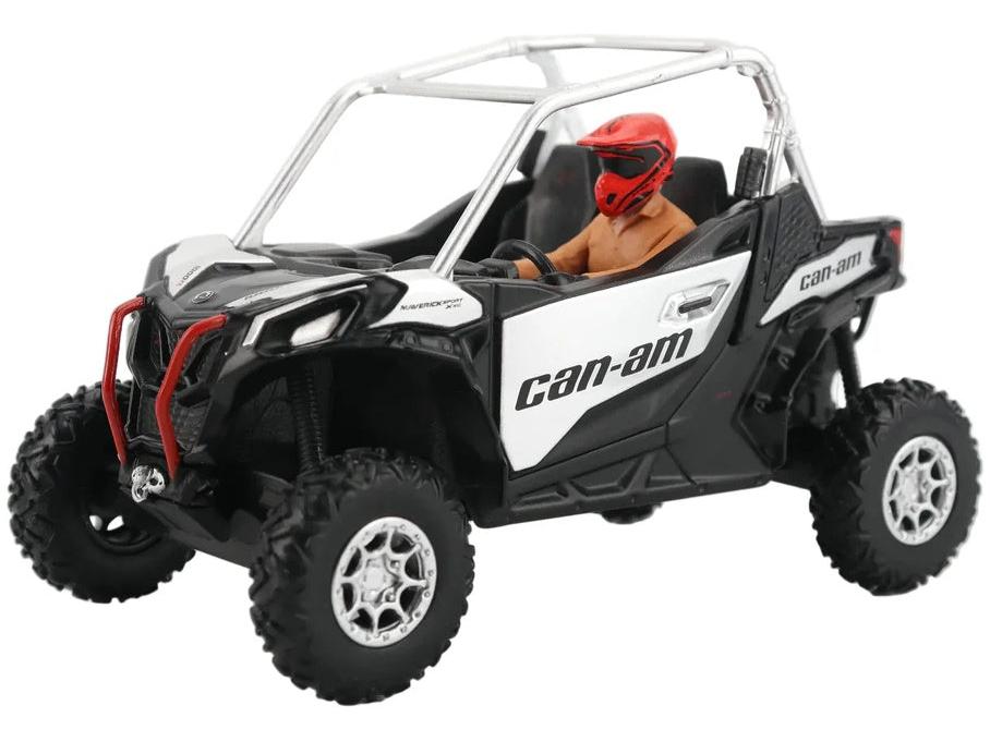 CAN-AM Maverick Sport X xc 1000R Silver 1:32 Scale Diecast ATV – Diecast Masters-Diecast Masters-Diecast Model Centre