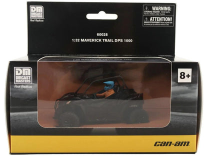 CAN-AM Maverick Trail DPS 1000 Black 1:32 Scale Diecast ATV – Diecast Masters-Diecast Masters-Diecast Model Centre
