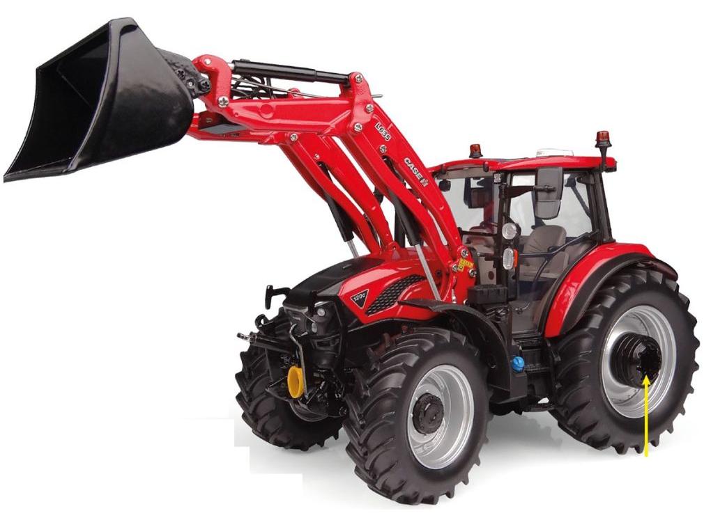 CASE IH Farmall 120C Tractor w/Front Loader 1:32 Scale Universal Hobbies Diecast Model-Universal Hobbies-Diecast Model Centre