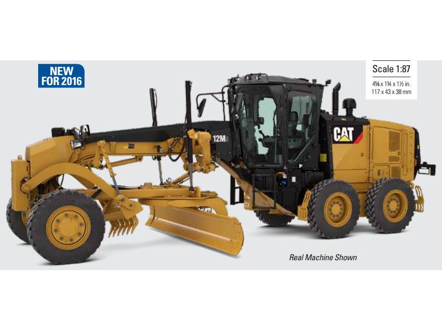 CAT 12M3 Motor Grader 1:87 Scale Diecast Masters Model-Diecast Masters-Diecast Model Centre