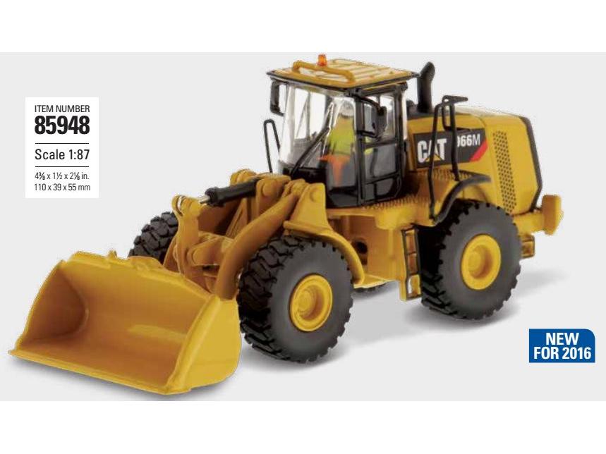 CAT 966M Wheel Loader 1:87 Scale Diecast Masters Model-Diecast Masters-Diecast Model Centre