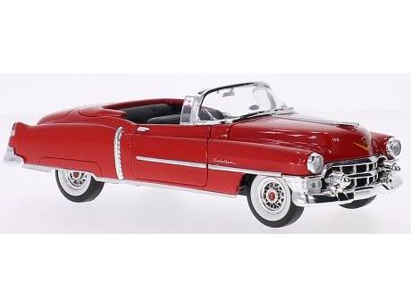 Cadillac Eldorado Convertible Red 1:24 Scale Welly Diecast Model-Welly-Diecast Model Centre