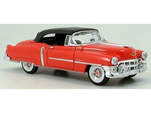 Cadillac Eldorado Convertible S/Top Up Red 1:24 Scale Welly Diecast Model-Welly-Diecast Model Centre