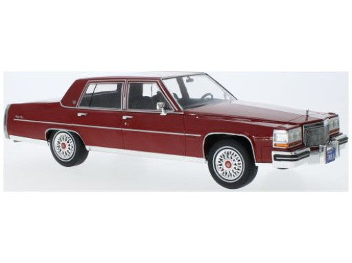 Cadillac Fleetwood Brougham 1982 red metallic - 1:18 Scale Diecast Model Car-Model Car Group-Diecast Model Centre