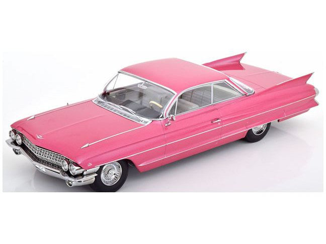 Cadillac Series 62 Coupe DeVille 1961 pink metallic - 1:18 Scale Diecast Model Car-KK Scale-Diecast Model Centre