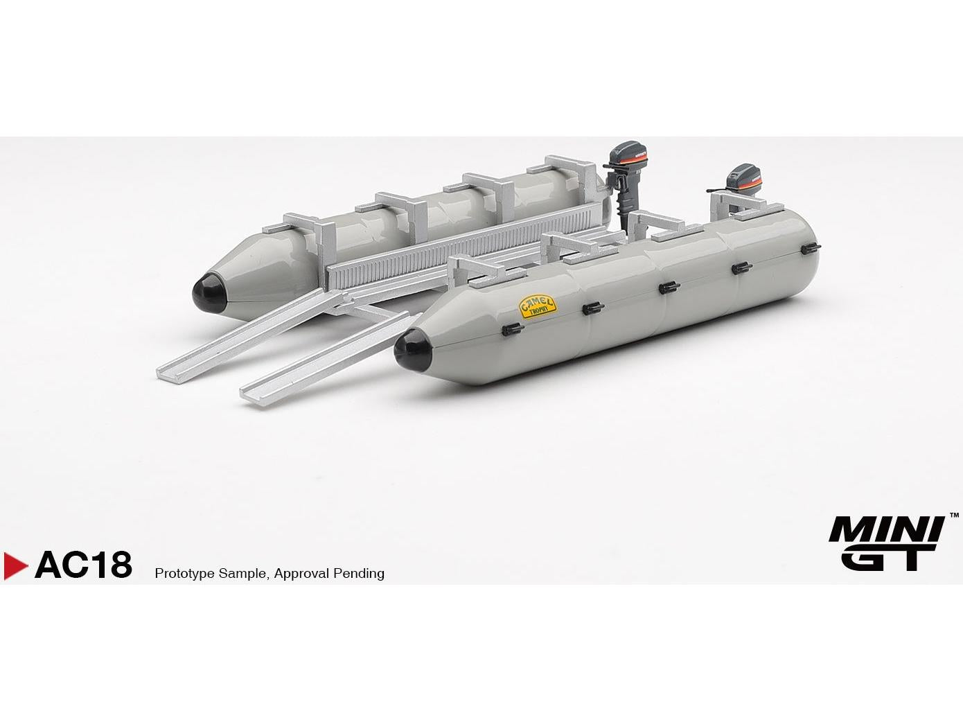 Camel Trophy Pontoon Raft 1:64 Scale Plastic and Alloy Model – MINI GT-MINI GT-Diecast Model Centre