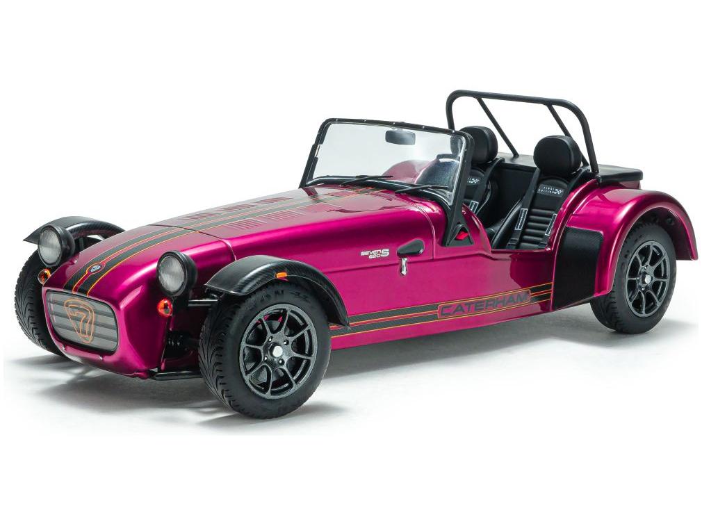 Caterham Seven 275 Purple Metallic 2014 1:18 Scale Solido Diecast Model Car-Solido-Diecast Model Centre
