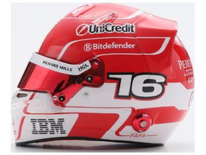 Charles Leclerc F1 2025 Helmet 1:5 Scale Resin Replica – Looksmart-Looksmart-Diecast Model Centre