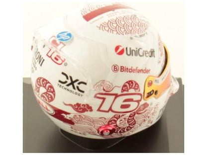 Charles Leclerc F1 Chinese GP 2025 Helmet 1:5 Scale Resin Replica – Looksmart-Looksmart-Diecast Model Centre