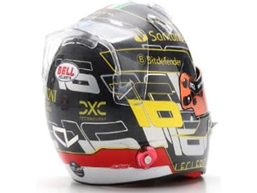 Charles Leclerc F1 Italian GP 2024 1:5 Scale Resin Replica Helmet – Looksmart-Looksmart-Diecast Model Centre