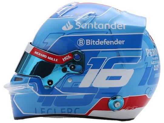 Charles Leclerc F1 Miami GP 2024 Helmet 1:5 Scale Looksmart Resin Replica-Looksmart-Diecast Model Centre