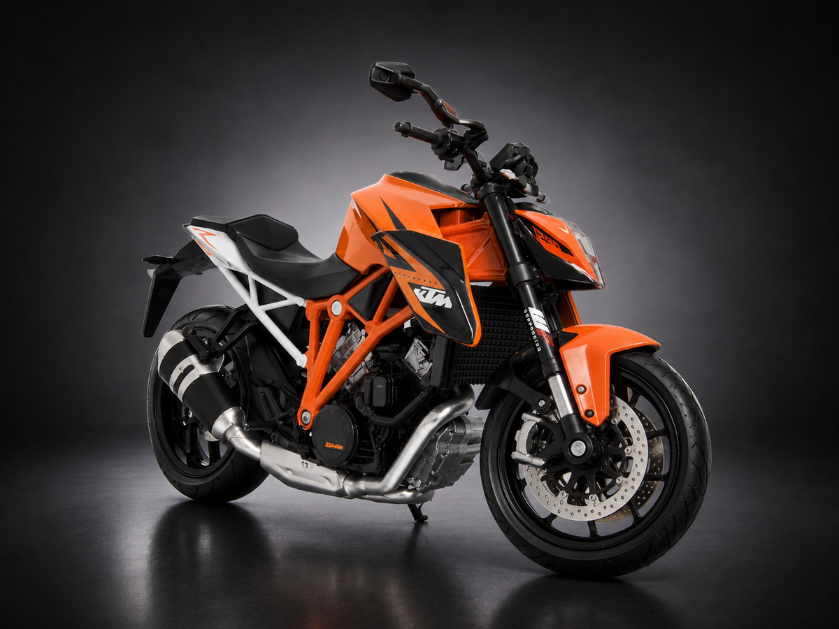 KTM 1290 Super Duke R orange 1:12 Scale