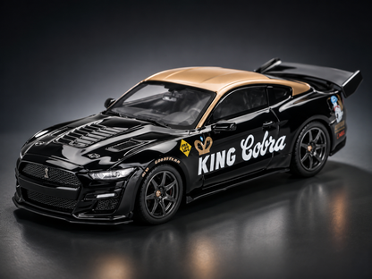 Shelby GT500 Dragon Snake Concept Black Gold (LHD) 1:64 Scale MINI GT Diecast Model Car