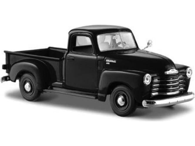 Chevrolet 3100 Black 1:25 Scale Maisto Diecast Model Pickup-Maisto-Diecast Model Centre