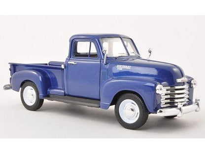 Chevrolet 3100 Pickup 1953 Blue 1:24 Scale Welly Diecast Model-Welly-Diecast Model Centre