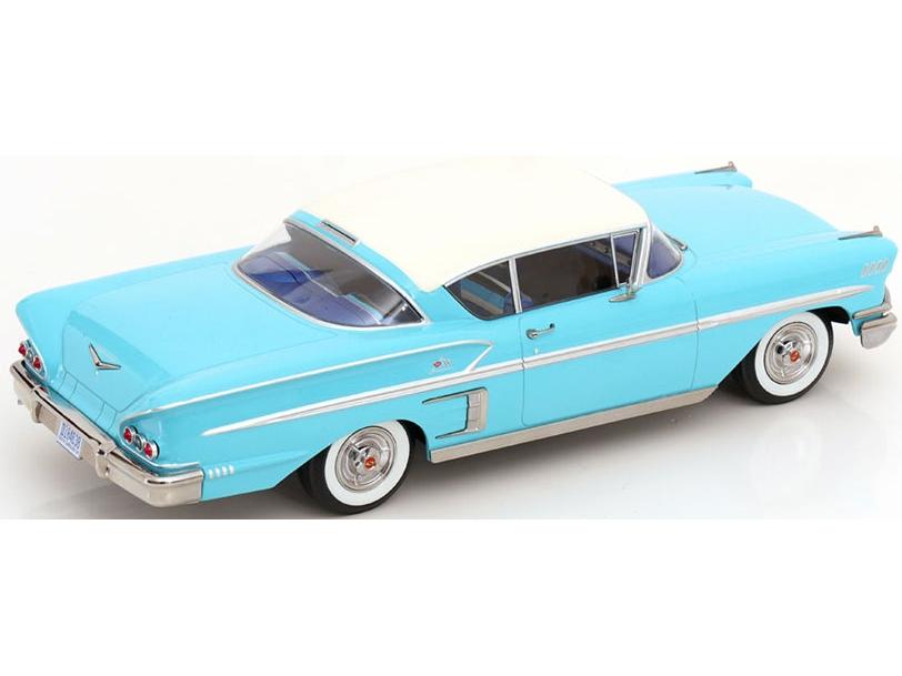 Chevrolet Bel Air Impala Coupe 1958 Turquoise/Cream 1:18 Scale Diecast Car – KK Scale-KK Scale-Diecast Model Centre