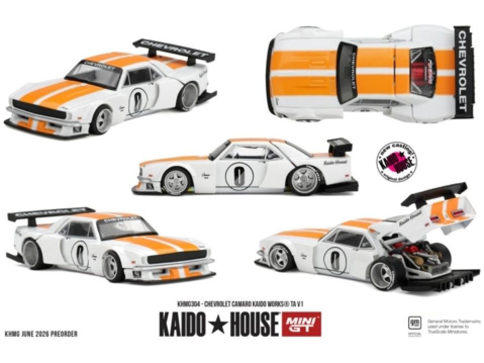 Chevrolet Camaro Kaido Works TA V1 1:64 Scale Diecast Model Car – MINI GT-MINI GT-Diecast Model Centre