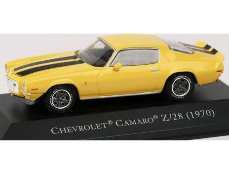 Chevrolet Camaro Z/28 1970 Yellow 1:43 Scale Diecast Model-Unbranded-Diecast Model Centre
