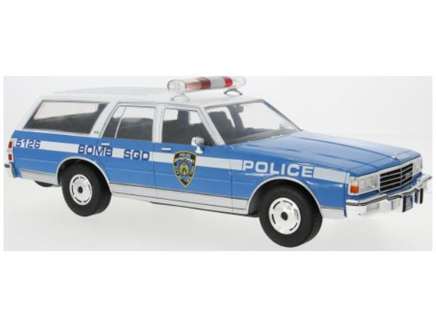 Chevrolet Caprice Estate Wagon 1985 New York Police Department NYPD) 1:18 Scale Diecast Model Car – Model Car Group-Model Car Group-Diecast Model Centre