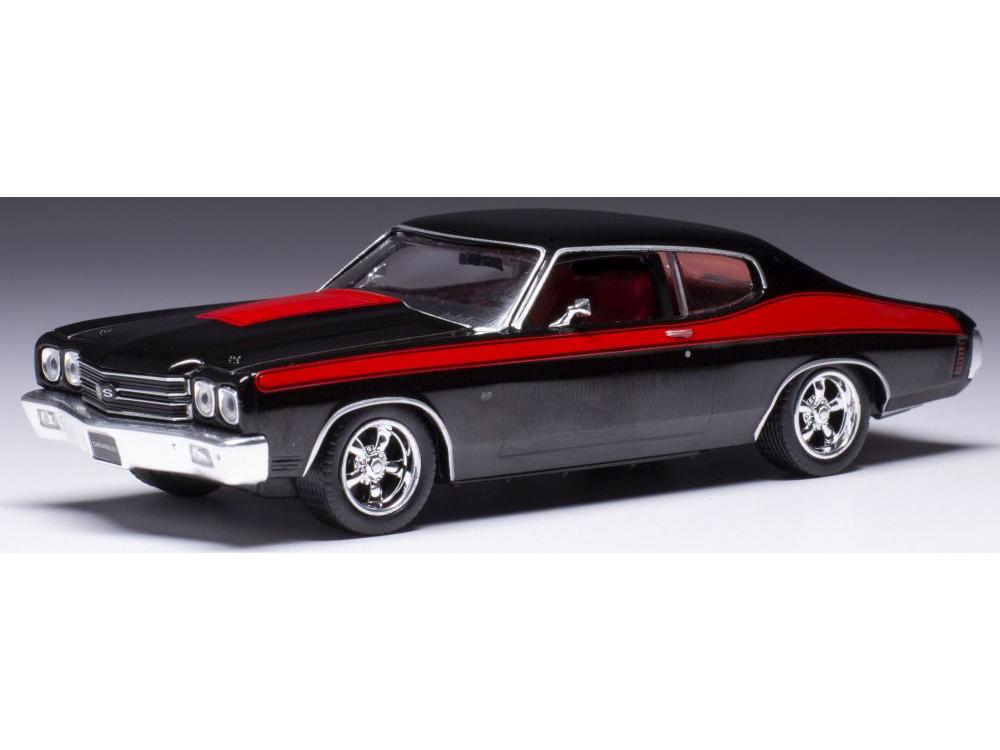 Chevrolet Chevelle SS Black 1970 1:43 Scale IXO Diecast Model Car-IXO-Diecast Model Centre