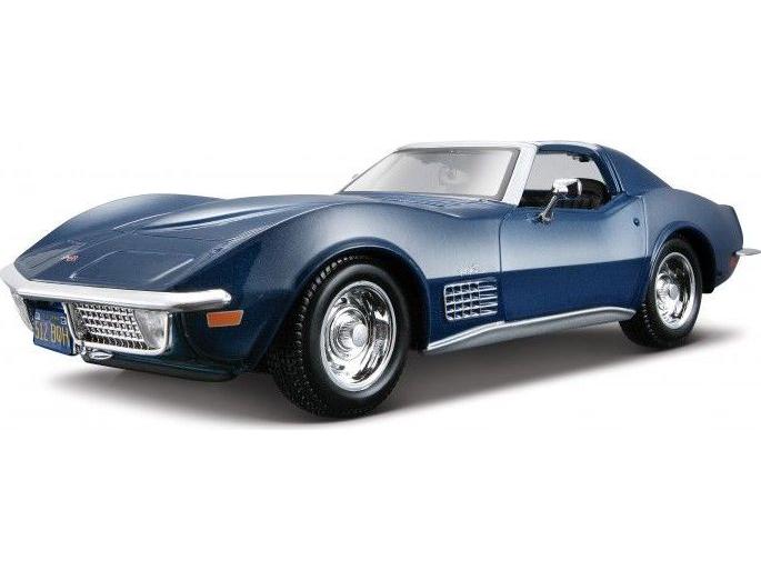 Chevrolet Corvette Blue 1:24 Scale Maisto Diecast Model Car-Maisto-Diecast Model Centre