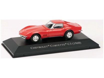 Chevrolet Corvette C3 1968 Red 1:43 Scale Diecast Model-Unbranded-Diecast Model Centre