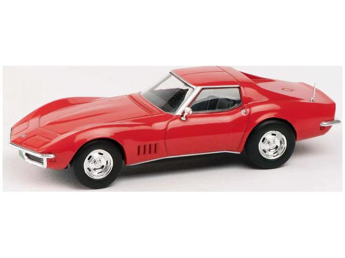 Chevrolet Corvette C3 1968 Red 1:43 Scale Diecast Model-Unbranded-Diecast Model Centre