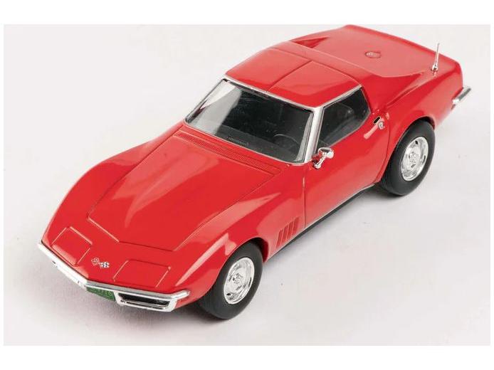 Chevrolet Corvette C3 1968 Red 1:43 Scale Diecast Model-Unbranded-Diecast Model Centre