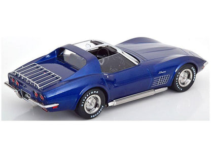 Chevrolet Corvette C3 1972 Blue Metallic 1:18 Scale KK Scale Diecast Model Car-KK Scale-Diecast Model Centre