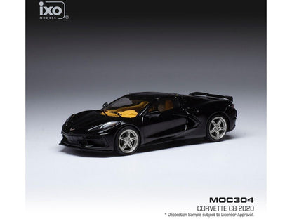 Chevrolet Corvette C8 Black 2020 1:43 Scale IXO Diecast Model Car-IXO-Diecast Model Centre