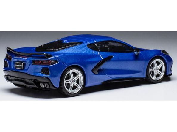 Chevrolet Corvette (C8) Stingray Metallic Blue 2020 1:43 Scale IXO Diecast Model Car-IXO-Diecast Model Centre