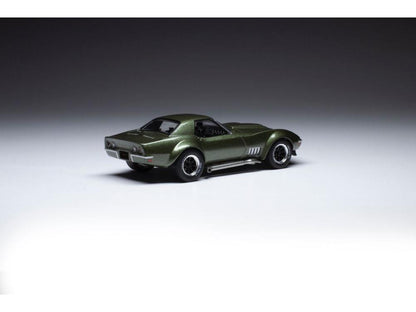Chevrolet Corvette Custom (C3) Metallic Green 1972 1:43 Scale IXO Diecast Model Car-IXO-Diecast Model Centre