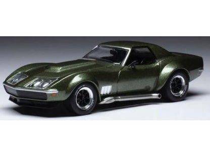 Chevrolet Corvette Custom (C3) Metallic Green 1972 1:43 Scale IXO Diecast Model Car-IXO-Diecast Model Centre