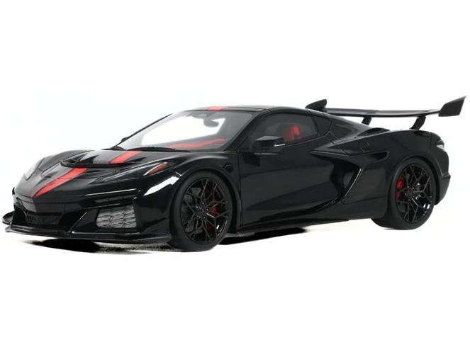 Chevrolet Corvette ZR1X Black 2025 1:18 Scale Resin Model Car – GT Spirit-GT Spirit-Diecast Model Centre