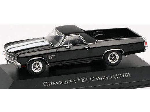 Chevrolet El Camino 1970 Black 1:43 Scale Diecast Model-Unbranded-Diecast Model Centre