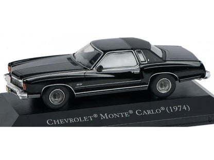 Chevrolet Monte Carlo Black 1974 1:43 Scale Unbranded Diecast Model Car-Unbranded-Diecast Model Centre