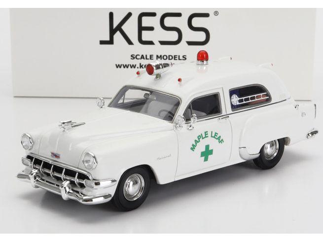 Chevrolet National Ambulance Maple Leaf 1954 1:43 Scale Kess Resin Model-Kess-Diecast Model Centre